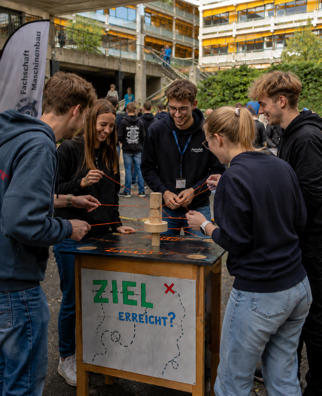 Startaufstellung Campus Rallye 2025
